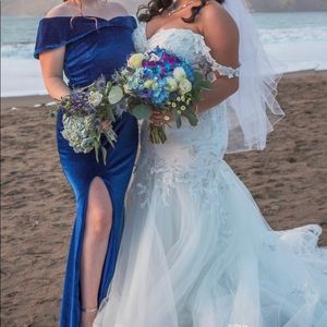 Royal Blue Bridesmaids Dress Petite
